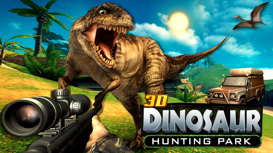 3D Dinosaur Hunting Park Animal Simulator Games Ekran Görüntüleri