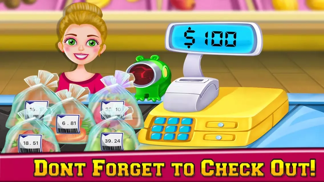 تصاویر Supermarket Grocery Girl - Kids Shopping Games