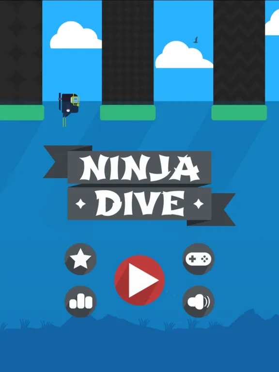 Capturas de pantalla de Ninja Dive iPad 