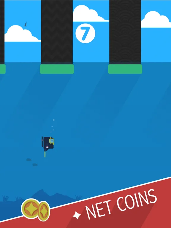 Capturas de pantalla de Ninja Dive iPad 