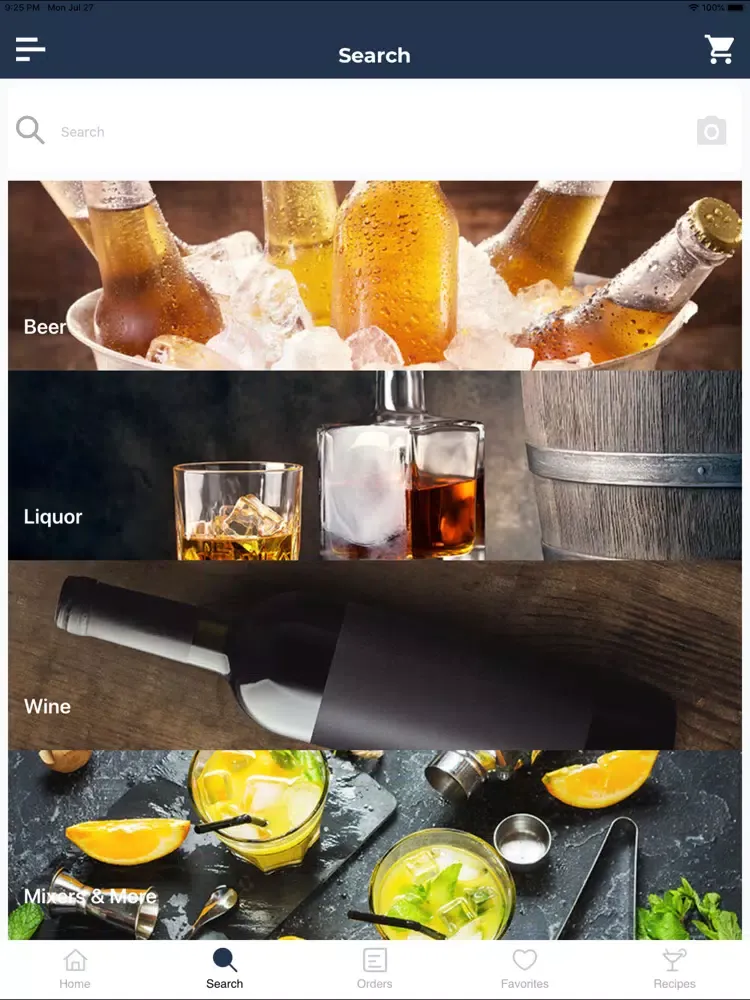 Capturas de pantalla de Gary’s Liquor iPad 