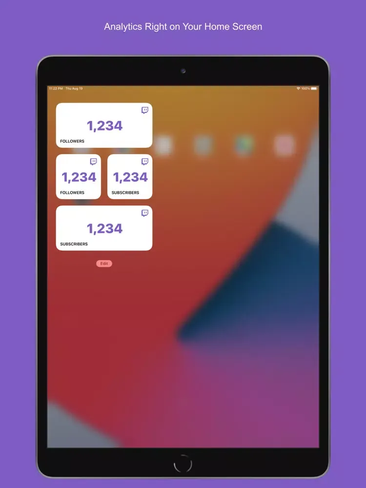 صور Analytics Tracker for Twitch iPad 