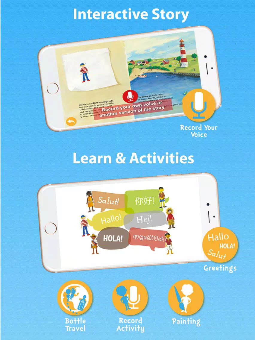 Message in a bottle - Story iPad  سکرین شاٹس
