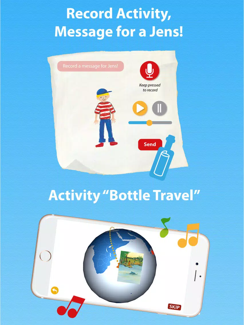 Message in a bottle - Story iPad  سکرین شاٹس