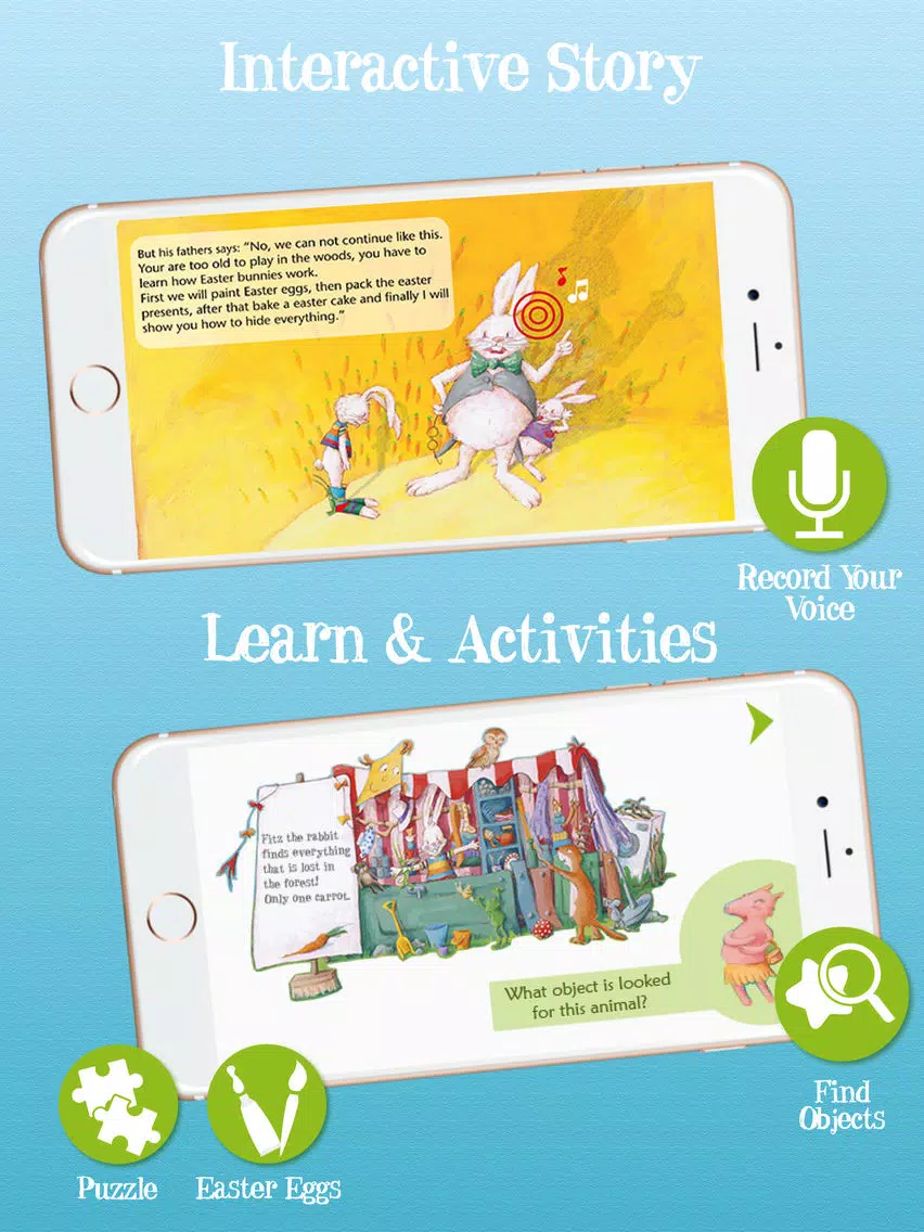 Fitz: a different Easter bunny iPad  স্ক্রিনশট