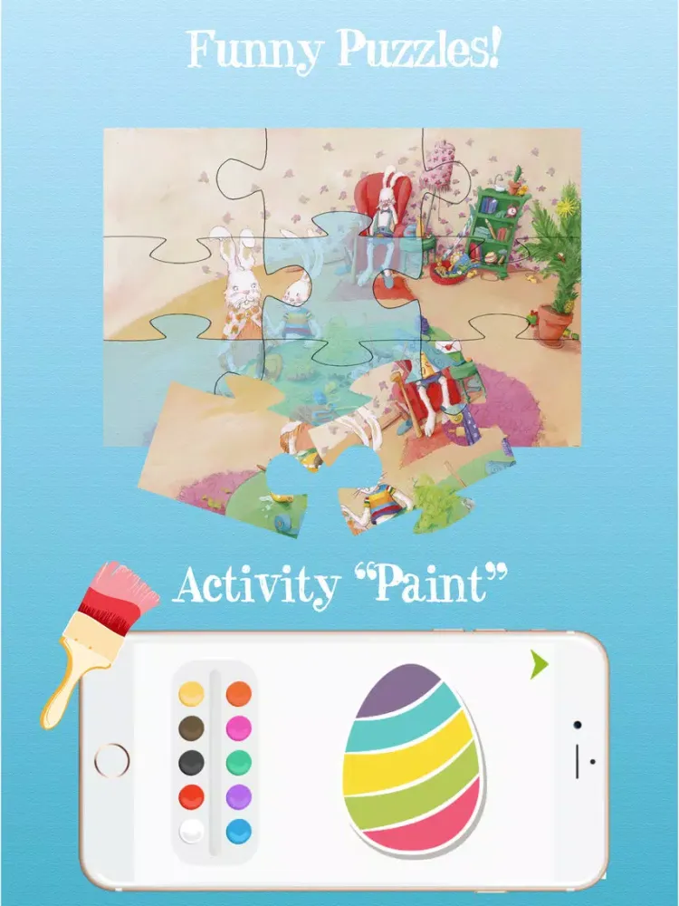 Fitz: a different Easter bunny iPad  스크린샷