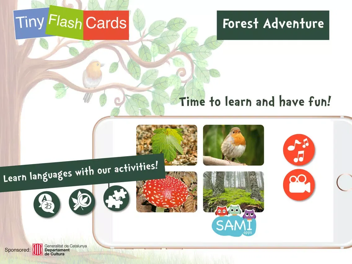 Capturas de pantalla de Sami Tiny FlashCards forest adventures kids apps iPad 