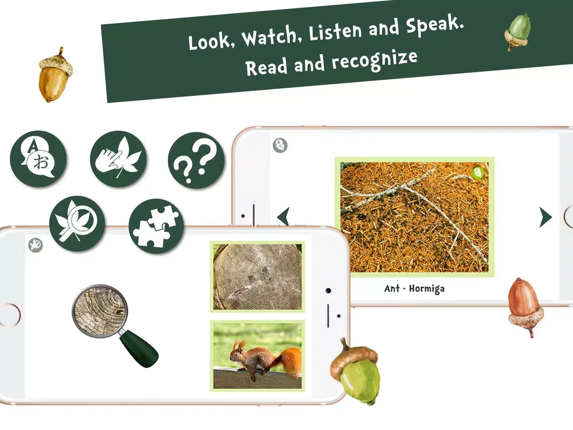 Capturas de pantalla de Sami Tiny FlashCards forest adventures kids apps iPad 