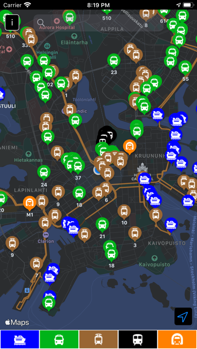 Tangkapan skrin Digital Traffic Finland