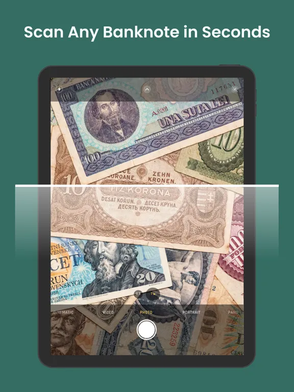 Banknote Identifier - Note ID iPad  Ekran Görüntüleri