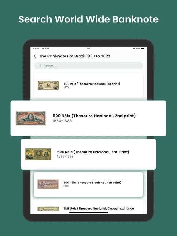 Banknote Identifier - Note ID iPad  Ekran Görüntüleri