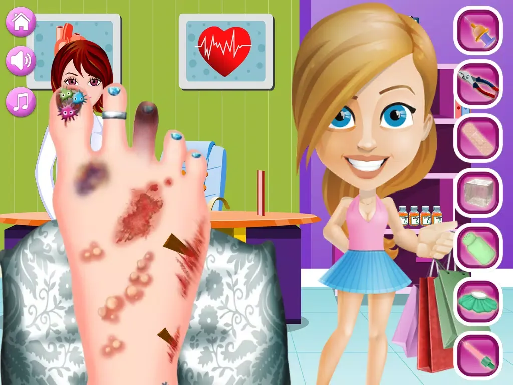 Captures d'écran de Little Foot Doctor iPad 