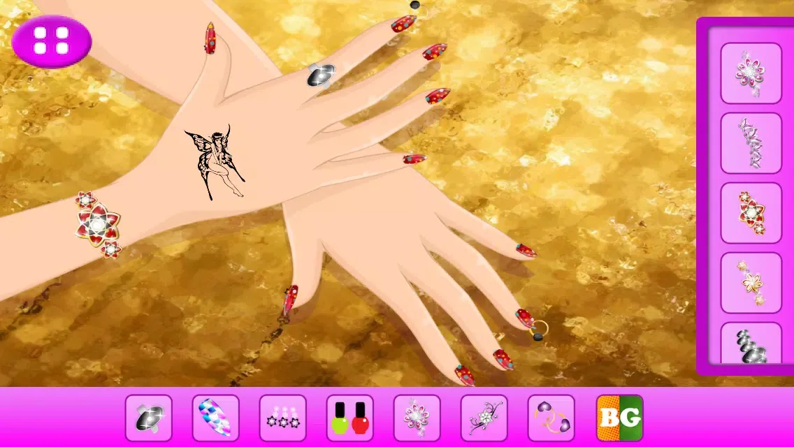 Tangkapan skrin Nail Art - Salon