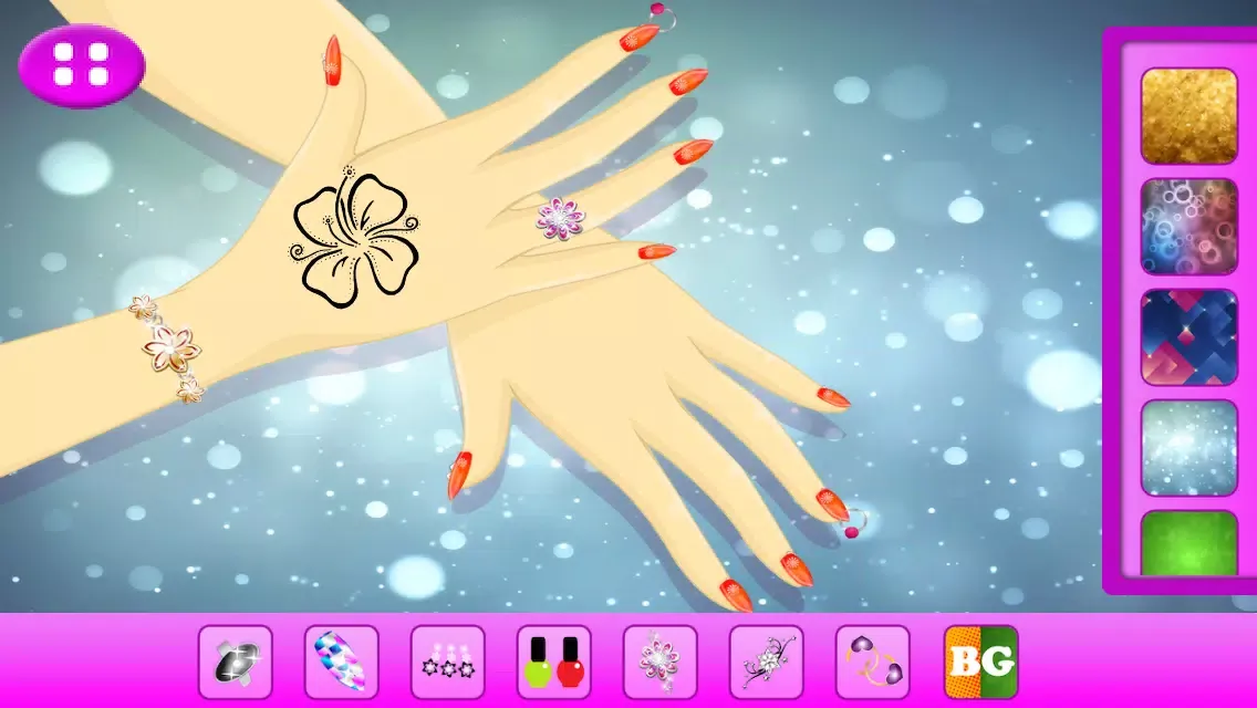 Tangkapan skrin Nail Art - Salon