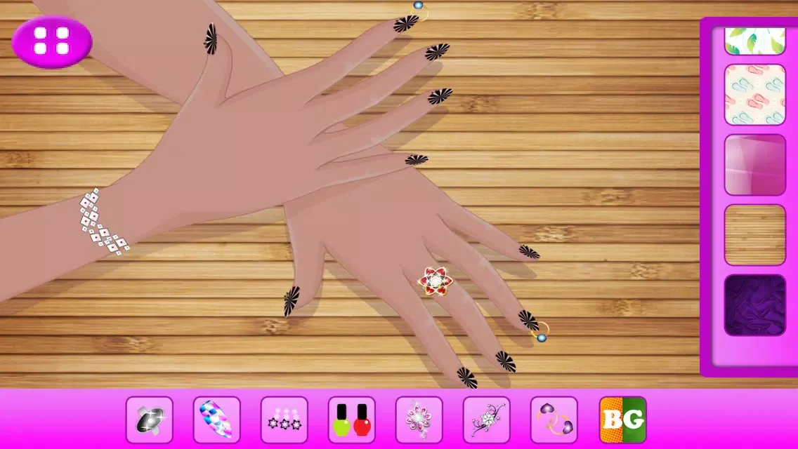 Tangkapan skrin Nail Art - Salon