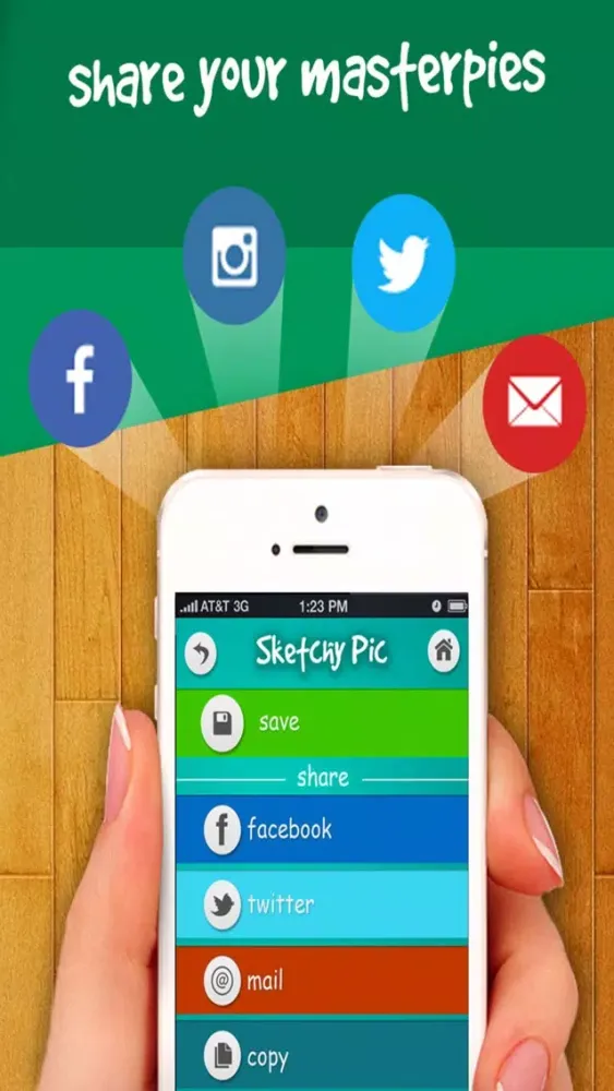 Ảnh chụp màn hình của Photo Sketch Maker