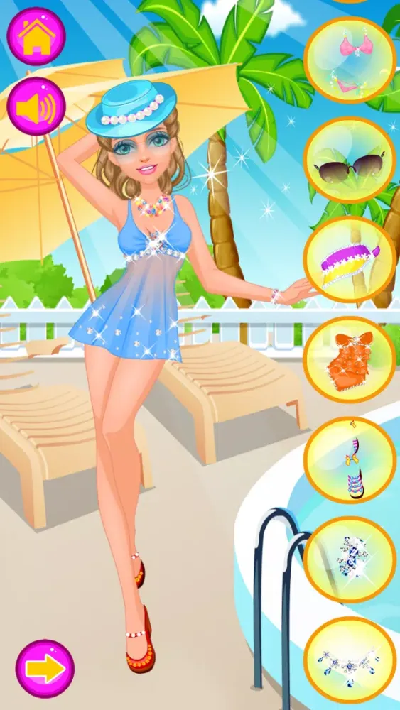 Ảnh chụp màn hình của Pool Party Dress Up