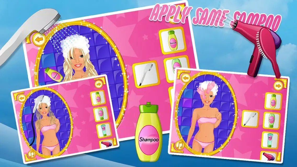 Capturas de pantalla de Princess Hair Spa - Hairstyles,Makeover,DressUp Games