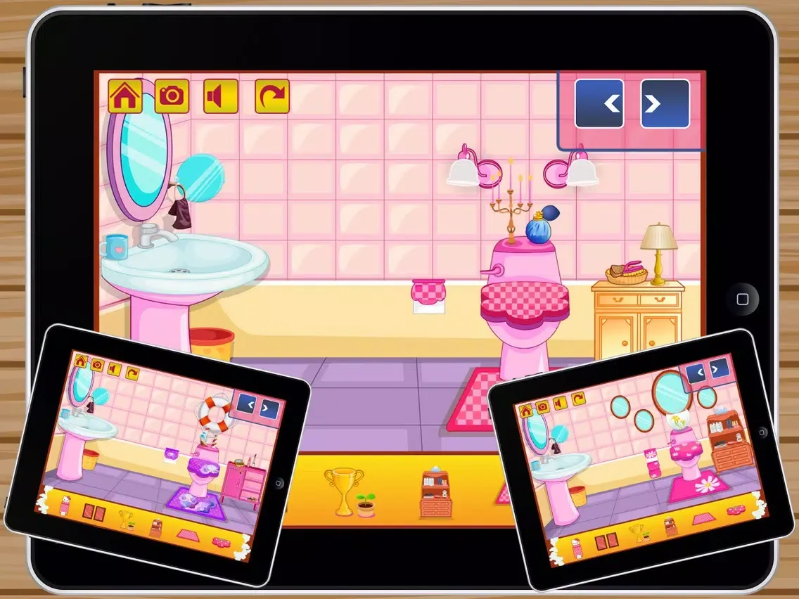 Capturas de tela do Toilet Princess game iPad 