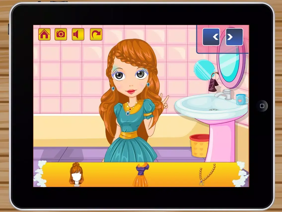 Capturas de tela do Toilet Princess game iPad 