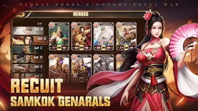 Tangkapan skrin Art of War: Rajah Saga