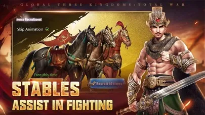 Tangkapan skrin Art of War: Rajah Saga