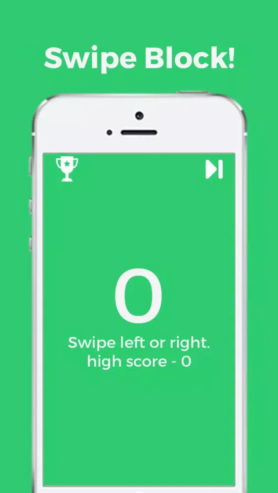 Capturas de tela do Swipe Block! - Bet you can't get 1,000 points