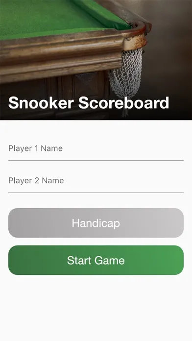 Screenshot di Smart Snooker Scoreboard