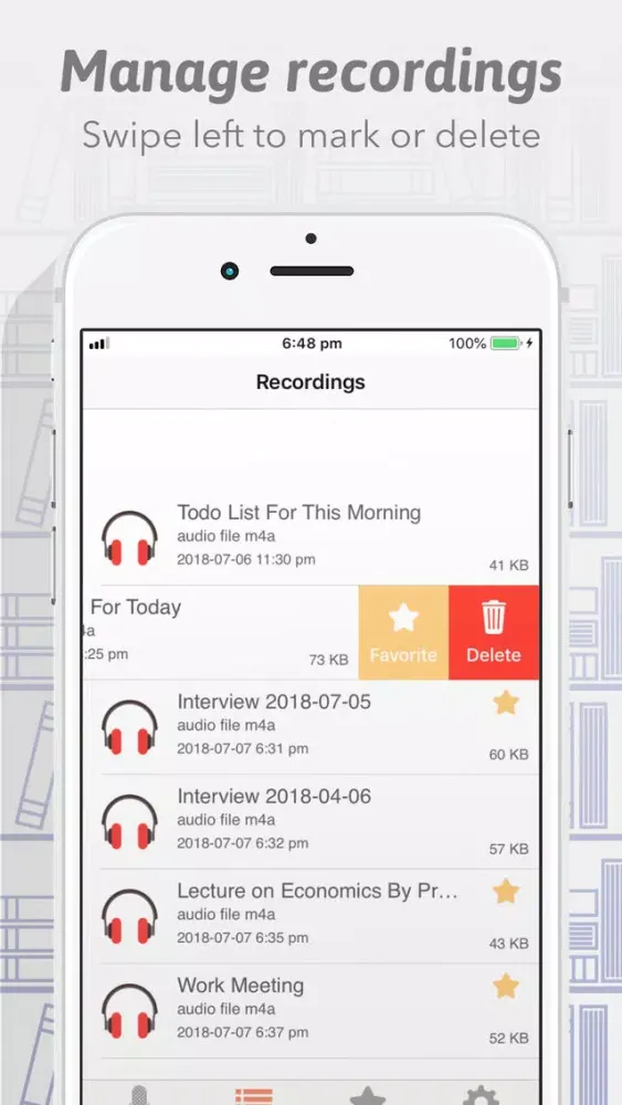 تصاویر Vnotes: memo voice recorder