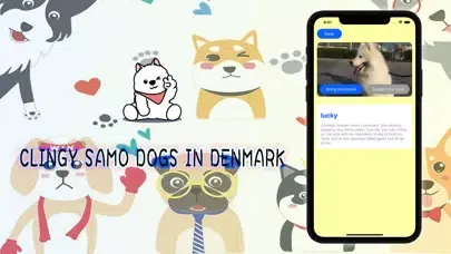 Clingy Samo dogs in Denmark स्क्रीनशॉट