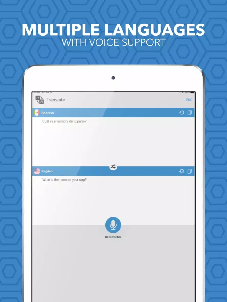 Translate - Anylanguage iPad  स्क्रीनशॉट