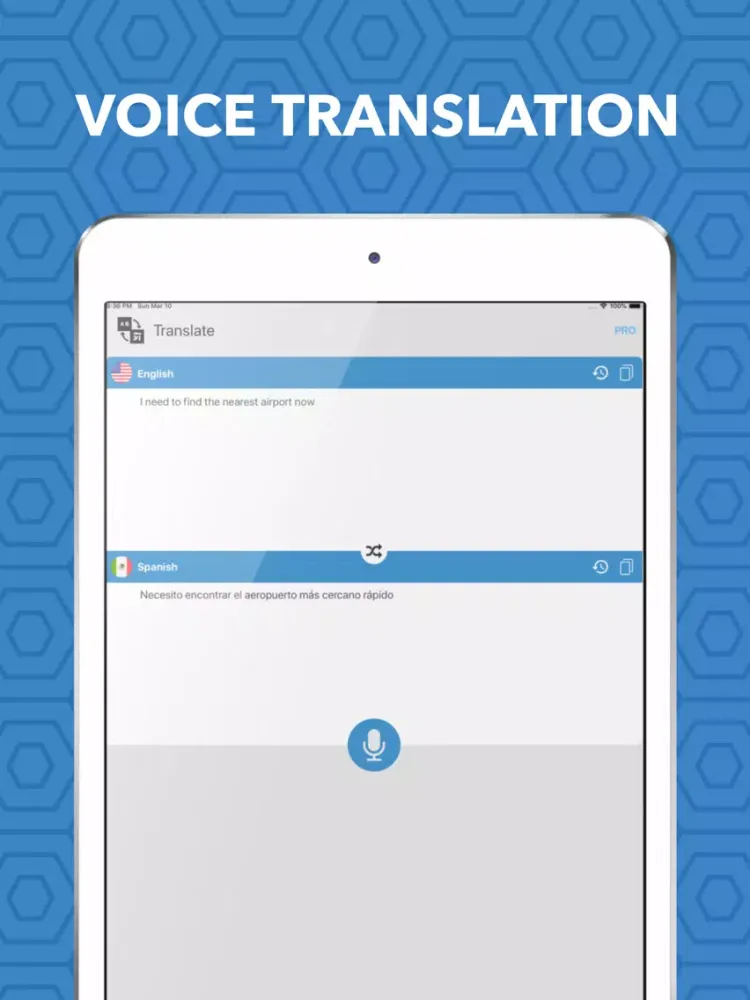 Translate - Anylanguage iPad  स्क्रीनशॉट