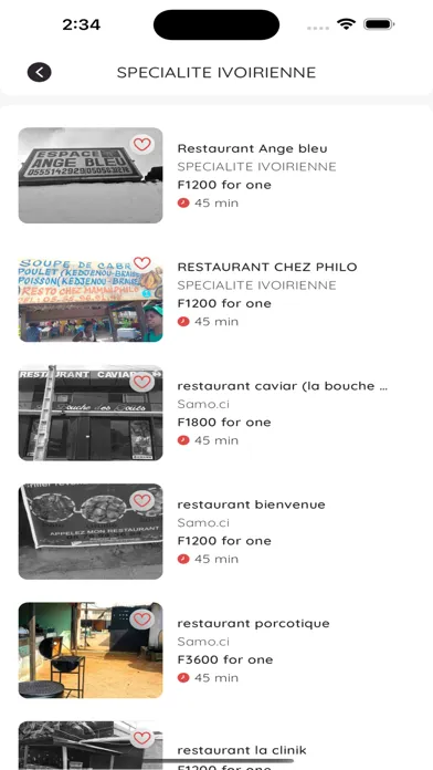 Capturas de pantalla de Samo Food