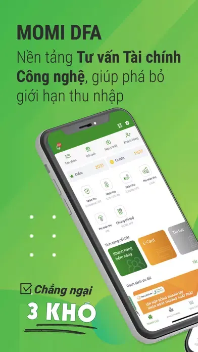 MOMI DFA: Tư vấn tài chính CN Screenshots