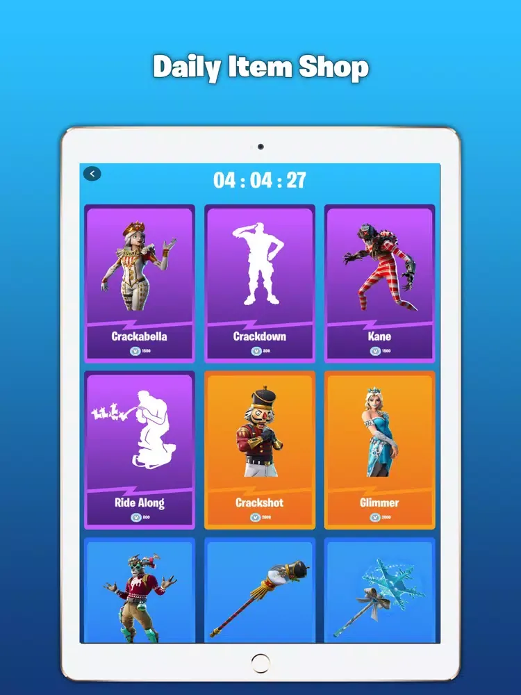 Emotes And Shop For Fortnite iPad  Screenshots