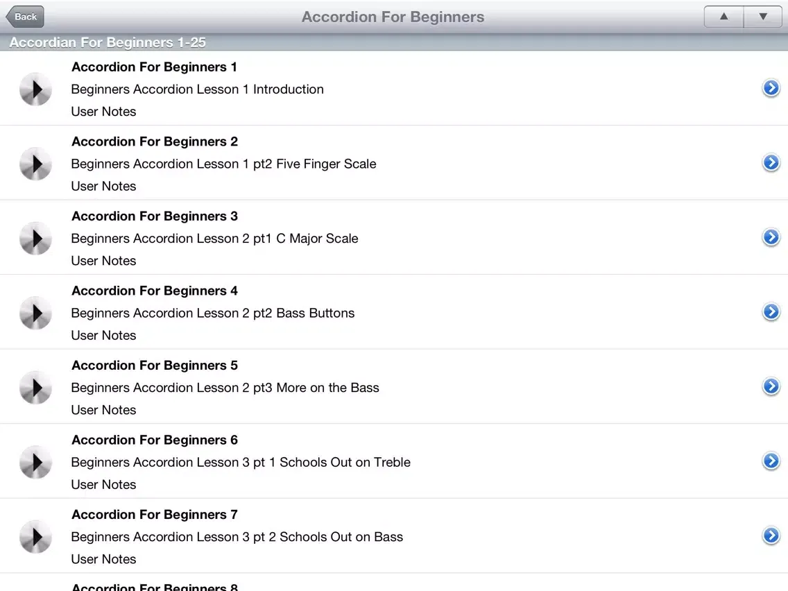 Captures d'écran de Accordion For Beginners iPad 