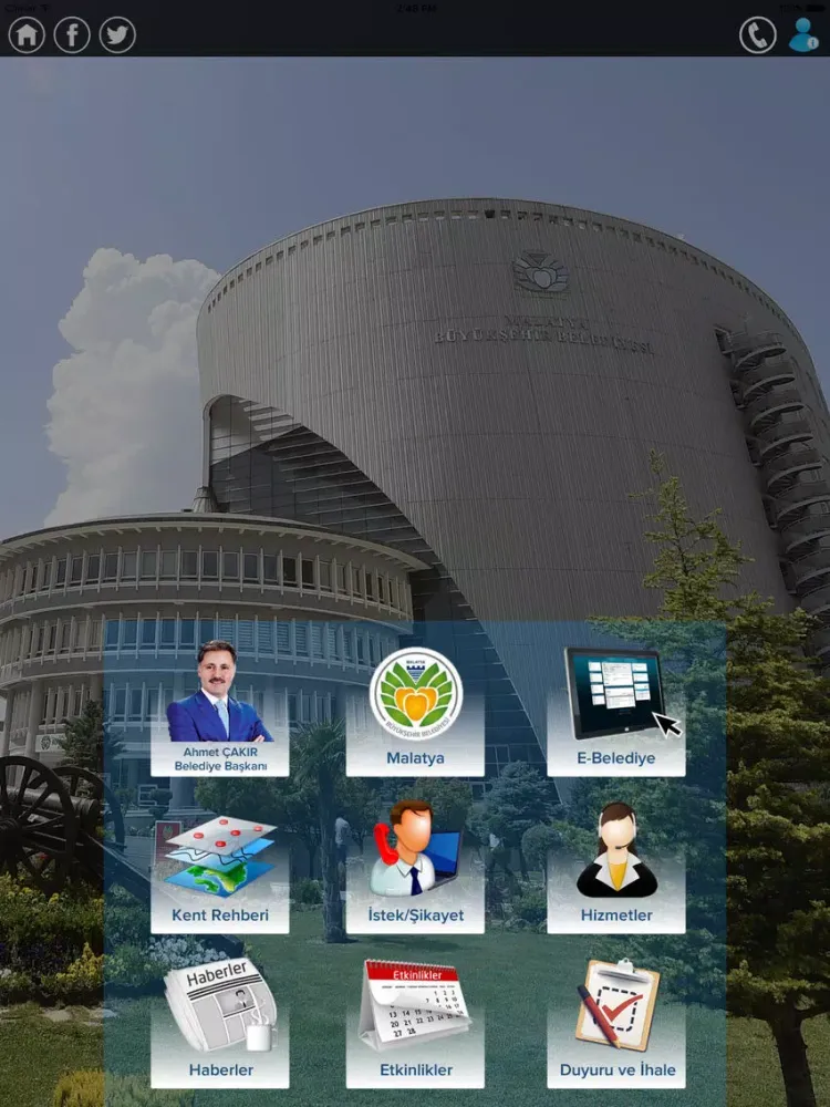 Screenshot di Malatya Büyükşehir iPad 