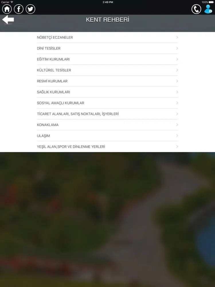 Screenshot di Malatya Büyükşehir iPad 