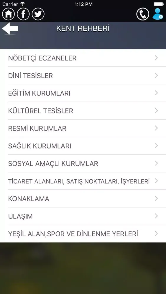 Screenshot di Malatya Büyükşehir