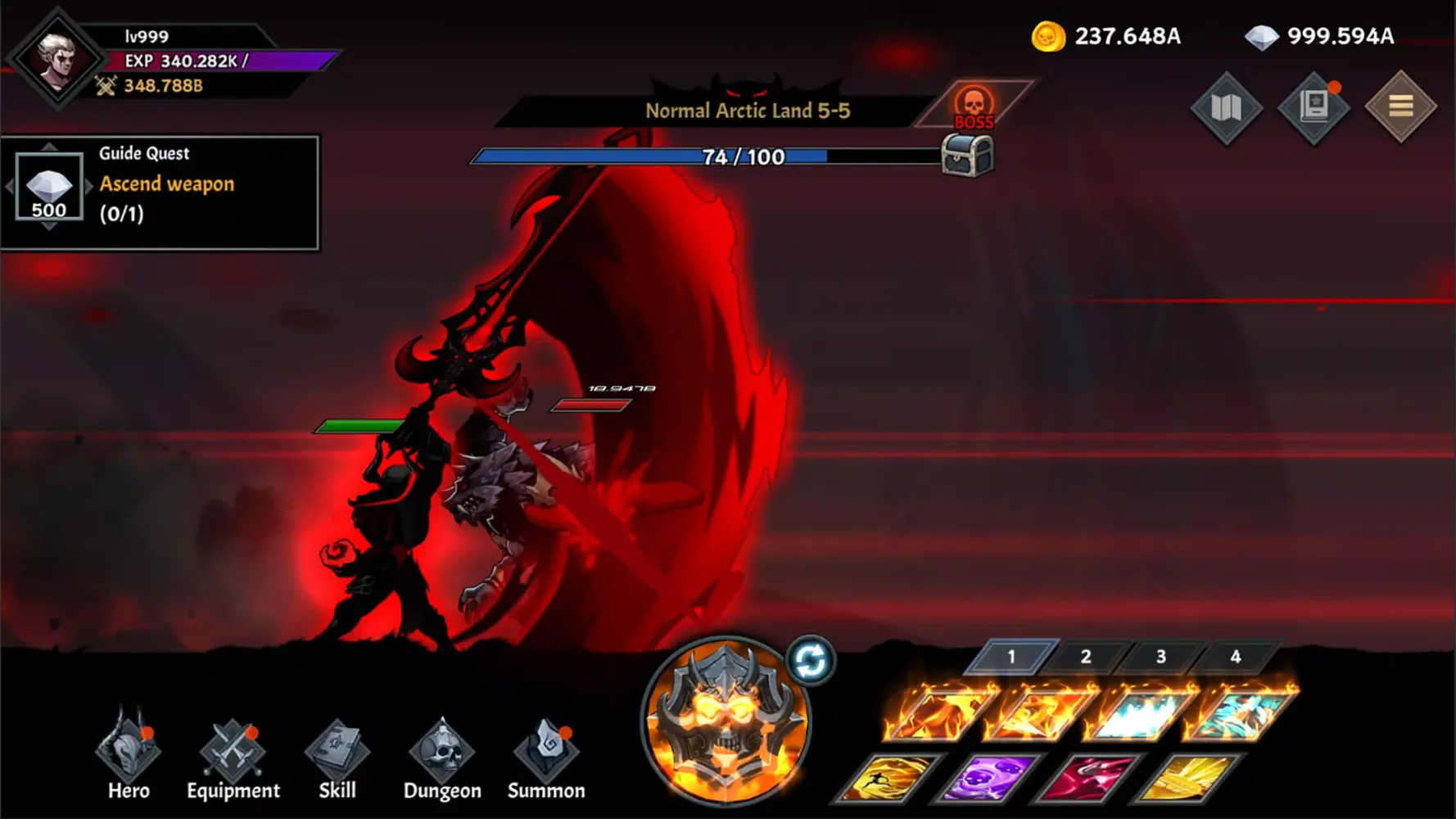 IDLE Berserker スクリーンショット
