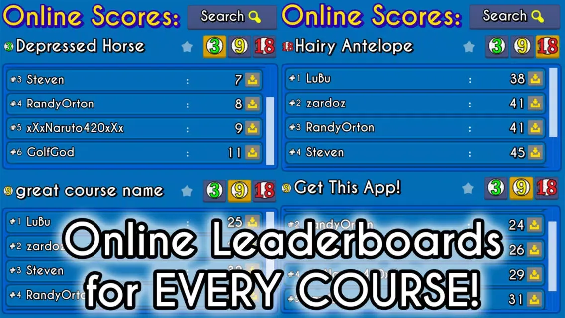 Zrzuty ekranu Simple Golf