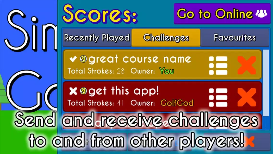 Zrzuty ekranu Simple Golf