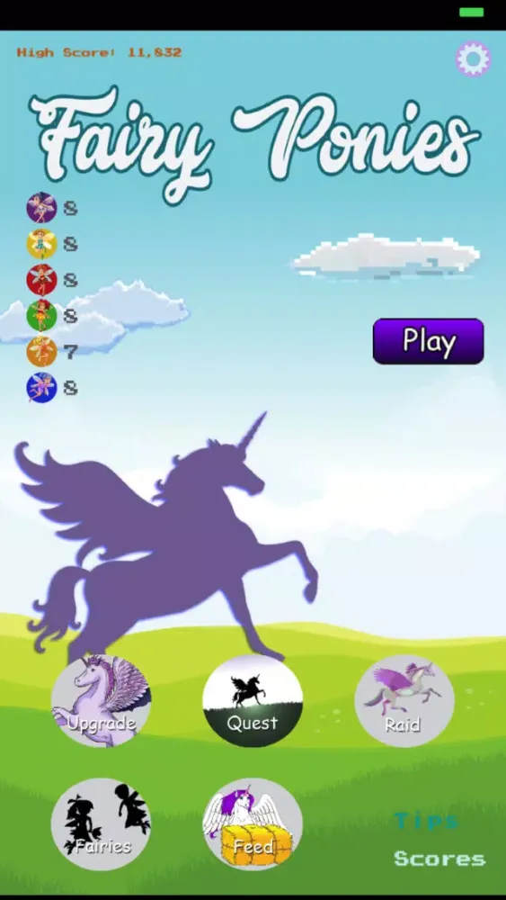 Tangkapan layar Fairy Ponies : Retro Game