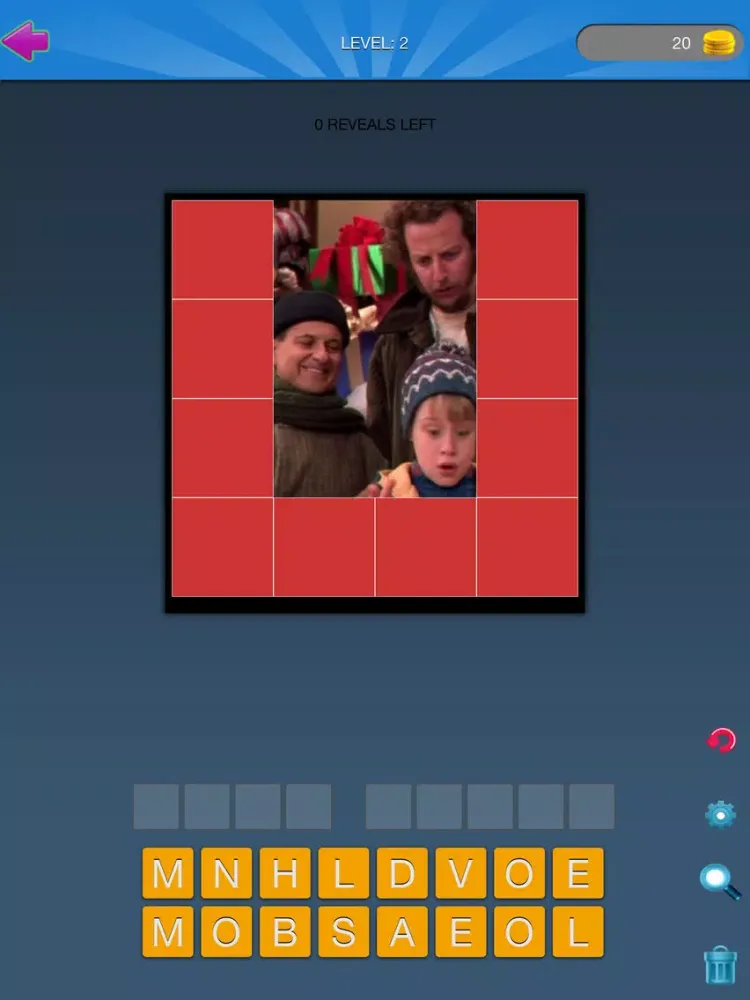 Reveal the 90's - Guess popular smash hits and movie celebrities in cool new trivia game iPad Screenshots