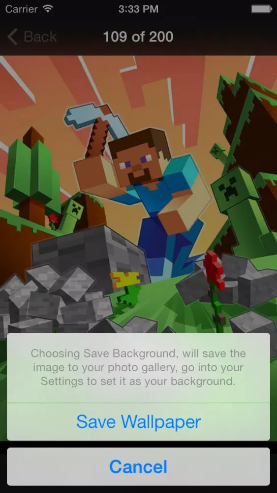 Ảnh chụp màn hình của NEW Wallpapers for Minecraft Edition - Backgrounds & Mini Mine Forum