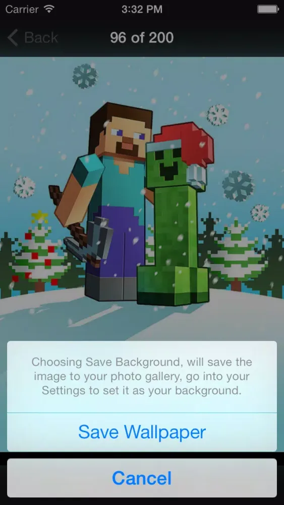 Ảnh chụp màn hình của NEW Wallpapers for Minecraft Edition - Backgrounds & Mini Mine Forum