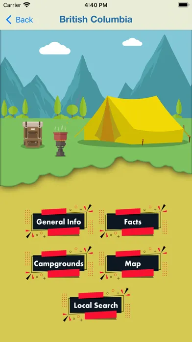 Canada RV Parks & Campgrounds Screenshots