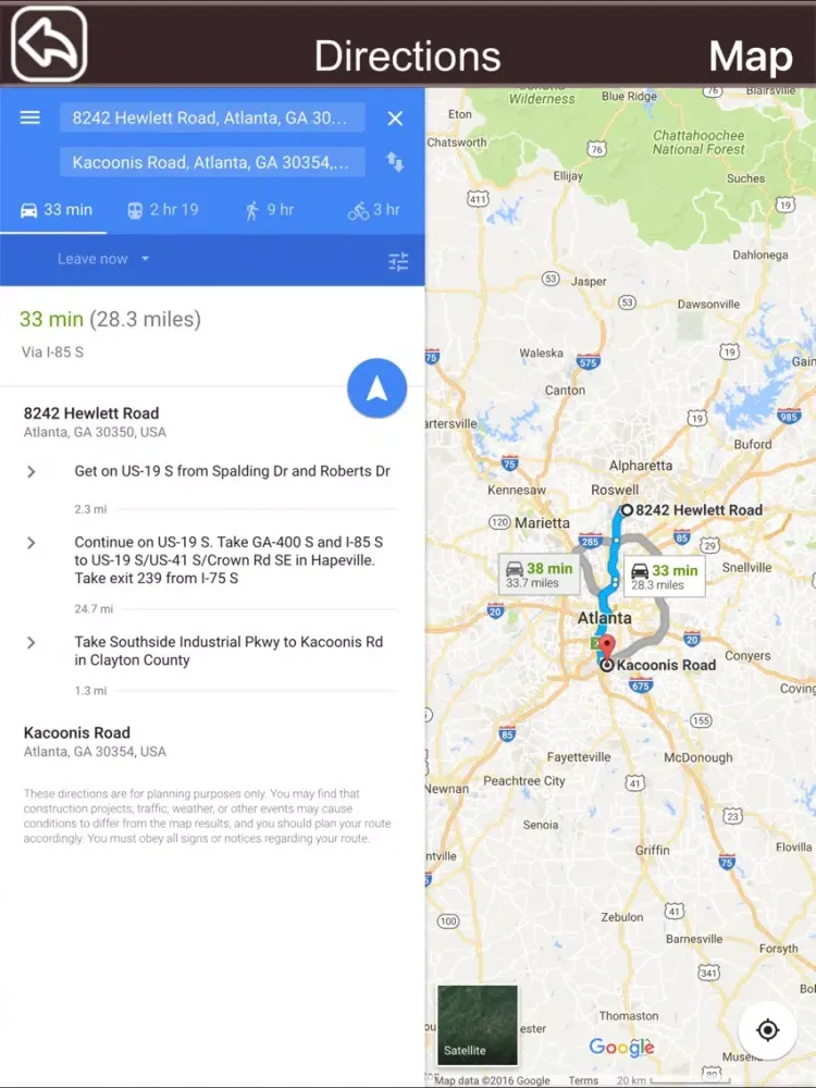 Georgia National & State Parks iPad 应用截图