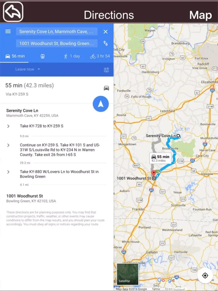 Ảnh chụp màn hình của Kentucky National & State Parks iPad 
