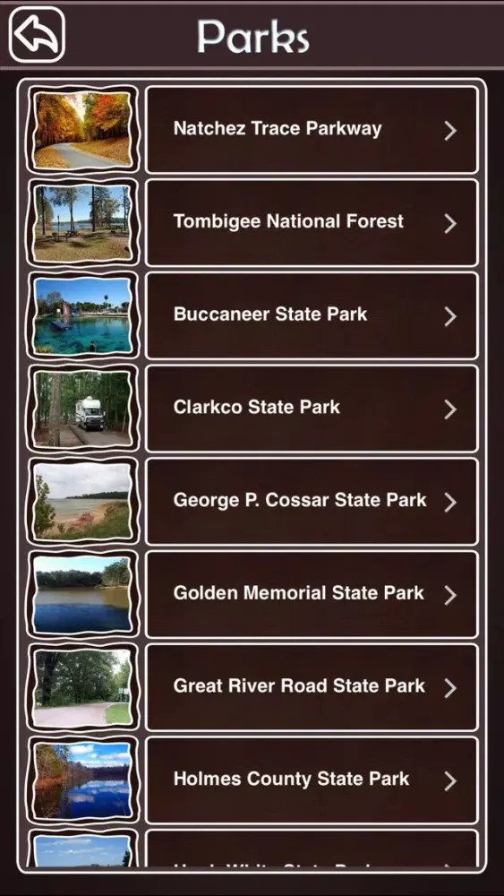 Mississippi National & State Parks स्क्रीनशॉट